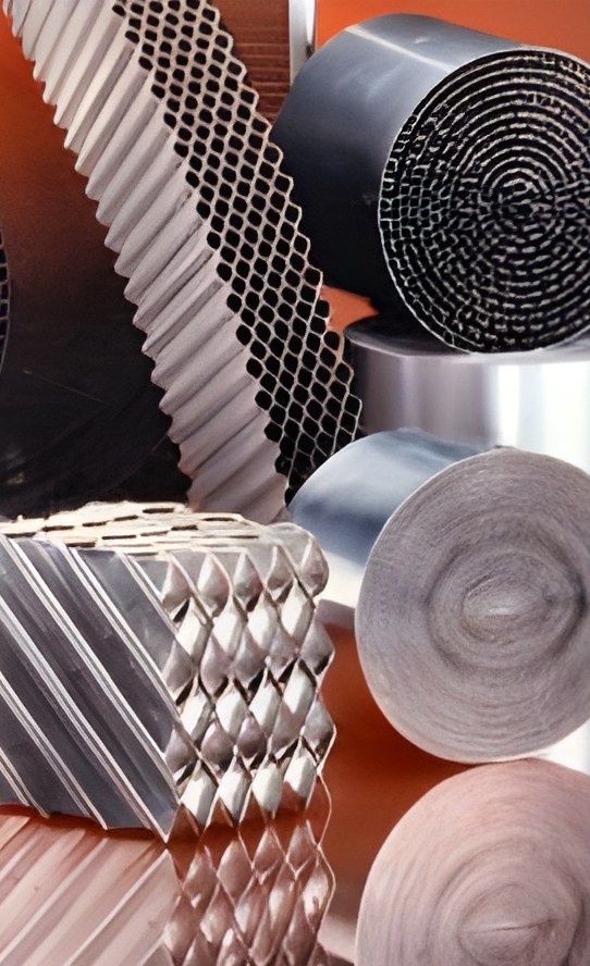 Honeycomb and metallic substrates